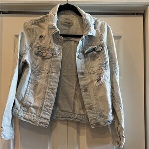 Refuge Women's Distressed Denim Jacket - Light